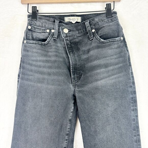 Madewell The Perfect Vintage Straight Jean Size 23 Black Crossover Edition - Picture 4 of 7